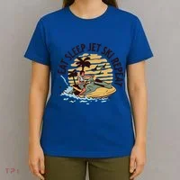 Eat Sleep Jet Ski Repeat Gift T-Shirt thumb 4