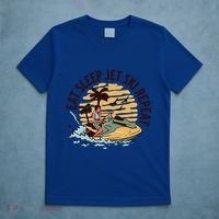Eat Sleep Jet Ski Repeat Gift T-Shirt thumb 5