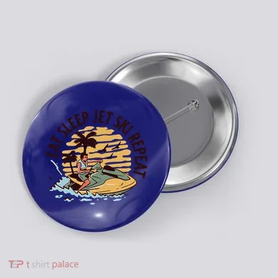 Eat Sleep Jet Ski Repeat Gift Button