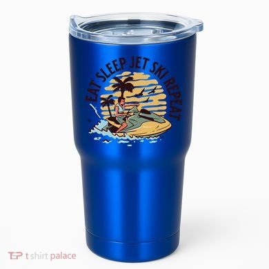 Eat Sleep Jet Ski Repeat Gift Tumbler