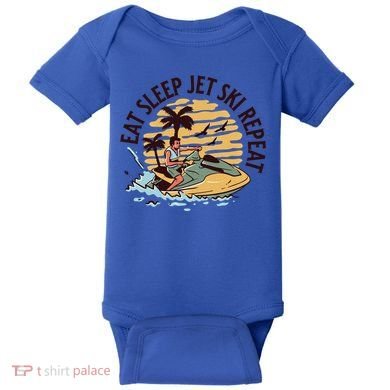Eat Sleep Jet Ski Repeat Gift Baby Bodysuit