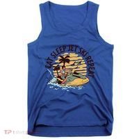 Eat Sleep Jet Ski Repeat Gift Tank Top thumb 0