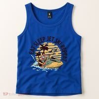 Eat Sleep Jet Ski Repeat Gift Tank Top thumb 2