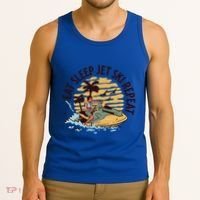 Eat Sleep Jet Ski Repeat Gift Tank Top thumb 3