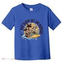 Eat Sleep Jet Ski Repeat Gift Toddler T-Shirt thumb 0