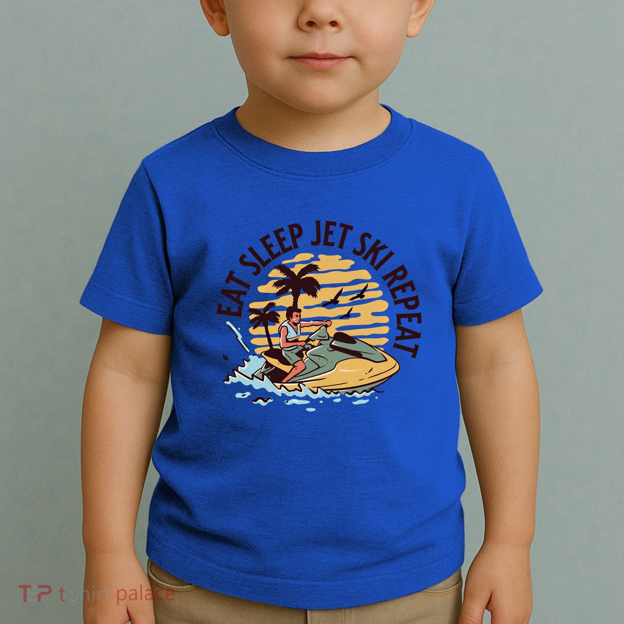 Eat Sleep Jet Ski Repeat Gift Toddler T-Shirt