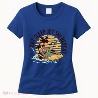 Eat Sleep Jet Ski Repeat Gift Women's T-Shirt thumb 0