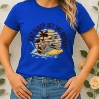 Eat Sleep Jet Ski Repeat Gift Women's T-Shirt thumb 2