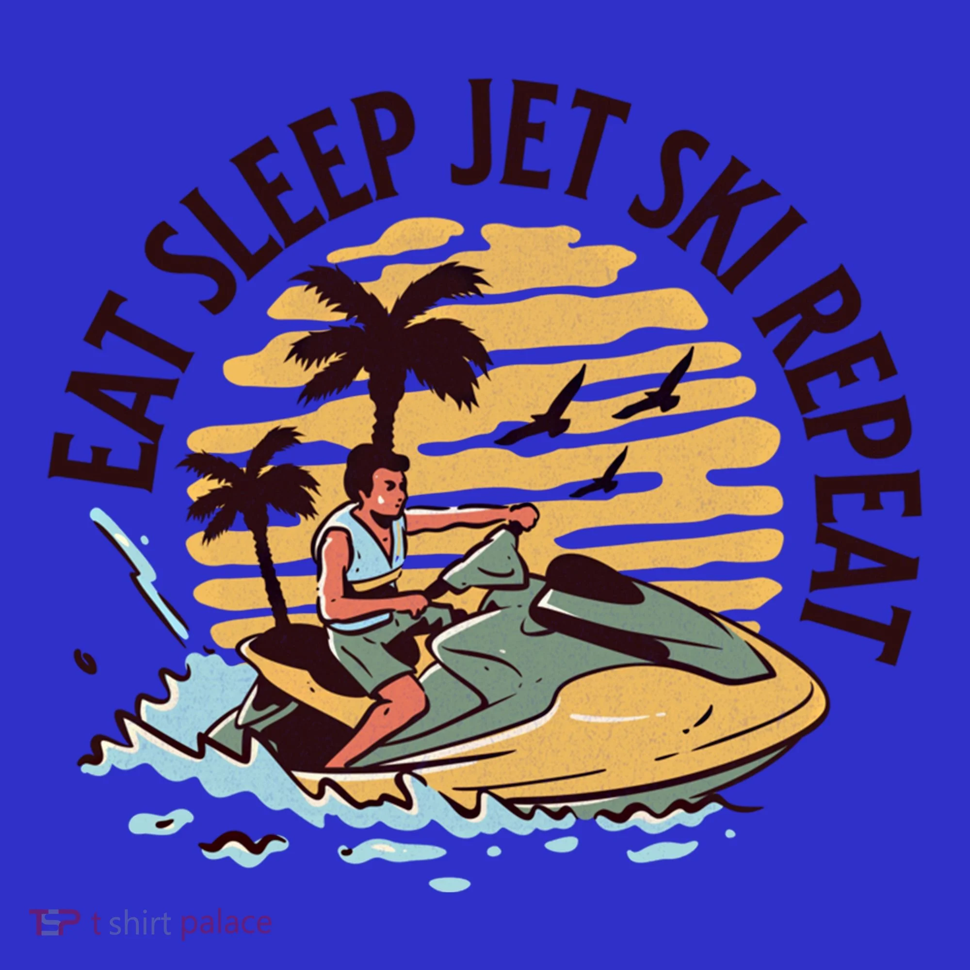 Eat Sleep Jet Ski Repeat Gift Women's T-Shirt