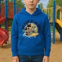 Eat Sleep Jet Ski Repeat Gift Kids Hoodie thumb 2