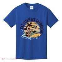 Eat Sleep Jet Ski Repeat Gift Kids T-Shirt thumb 0