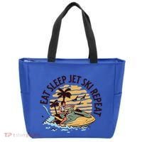 Eat Sleep Jet Ski Repeat Gift Tote Bag thumb 0