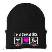 Eat Sleep Jetski Water Sports Floral Simple Jet Skiing Great Gift Beanie thumb 0