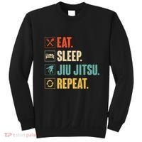 Eat Sleep Jiujitsu Repeat Funny Jiujitsu Martial Art Combat Sweatshirt thumb 0
