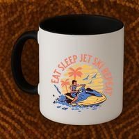 Eat Sleep Jet Ski Repeat Gift Coffee Mug thumb 2