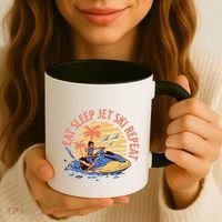 Eat Sleep Jet Ski Repeat Gift Coffee Mug thumb 3