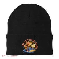 Eat Sleep Jet Ski Repeat Gift Beanie thumb 0