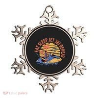 Eat Sleep Jet Ski Repeat Gift Ornament thumb 0