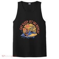 Eat Sleep Jet Ski Repeat Gift PosiCharge Competitor Tank thumb 0