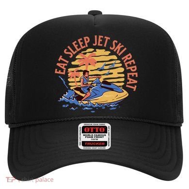 Eat Sleep Jet Ski Repeat Gift Hat