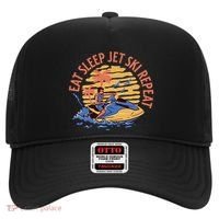 Eat Sleep Jet Ski Repeat Gift Hat thumb 0