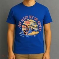 Eat Sleep Jet Ski Repeat Gift T-Shirt thumb 3