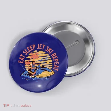 Eat Sleep Jet Ski Repeat Gift Button