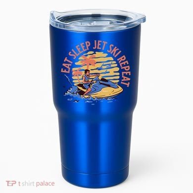 Eat Sleep Jet Ski Repeat Gift Tumbler