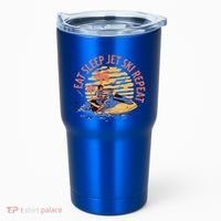 Eat Sleep Jet Ski Repeat Gift Tumbler thumb 0