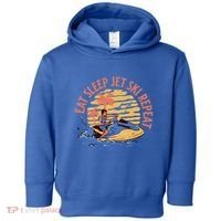 Eat Sleep Jet Ski Repeat Gift Toddler Hoodie thumb 0