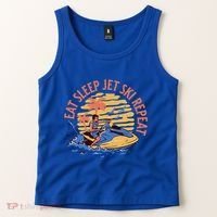 Eat Sleep Jet Ski Repeat Gift Tank Top thumb 2