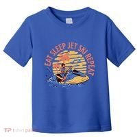 Eat Sleep Jet Ski Repeat Gift Toddler T-Shirt thumb 0