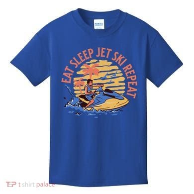 Eat Sleep Jet Ski Repeat Gift Kids T-Shirt