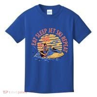 Eat Sleep Jet Ski Repeat Gift Kids T-Shirt thumb 0