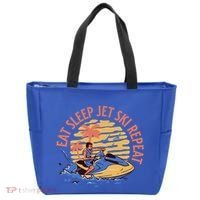 Eat Sleep Jet Ski Repeat Gift Tote Bag thumb 0