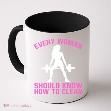 Every Should Know How To Clean Workout Gym Gift Coffee Mug
