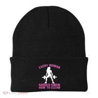 Every Should Know How To Clean Workout Gym Gift Beanie thumb 0