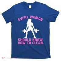 Every Should Know How To Clean Workout Gym Gift T-Shirt thumb 0