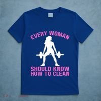 Every Should Know How To Clean Workout Gym Gift T-Shirt thumb 5