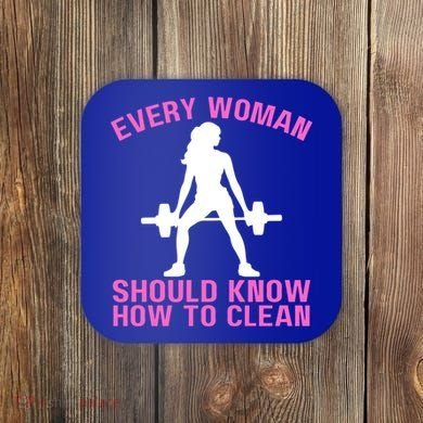 Every Should Know How To Clean Workout Gym Gift Coaster