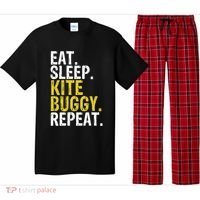 Eat Sleep Kite Buggy Repeat Gift Cute Gift Pajama Set thumb 0
