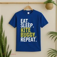 Eat Sleep Kite Buggy Repeat Gift Cute Gift T-Shirt thumb 2