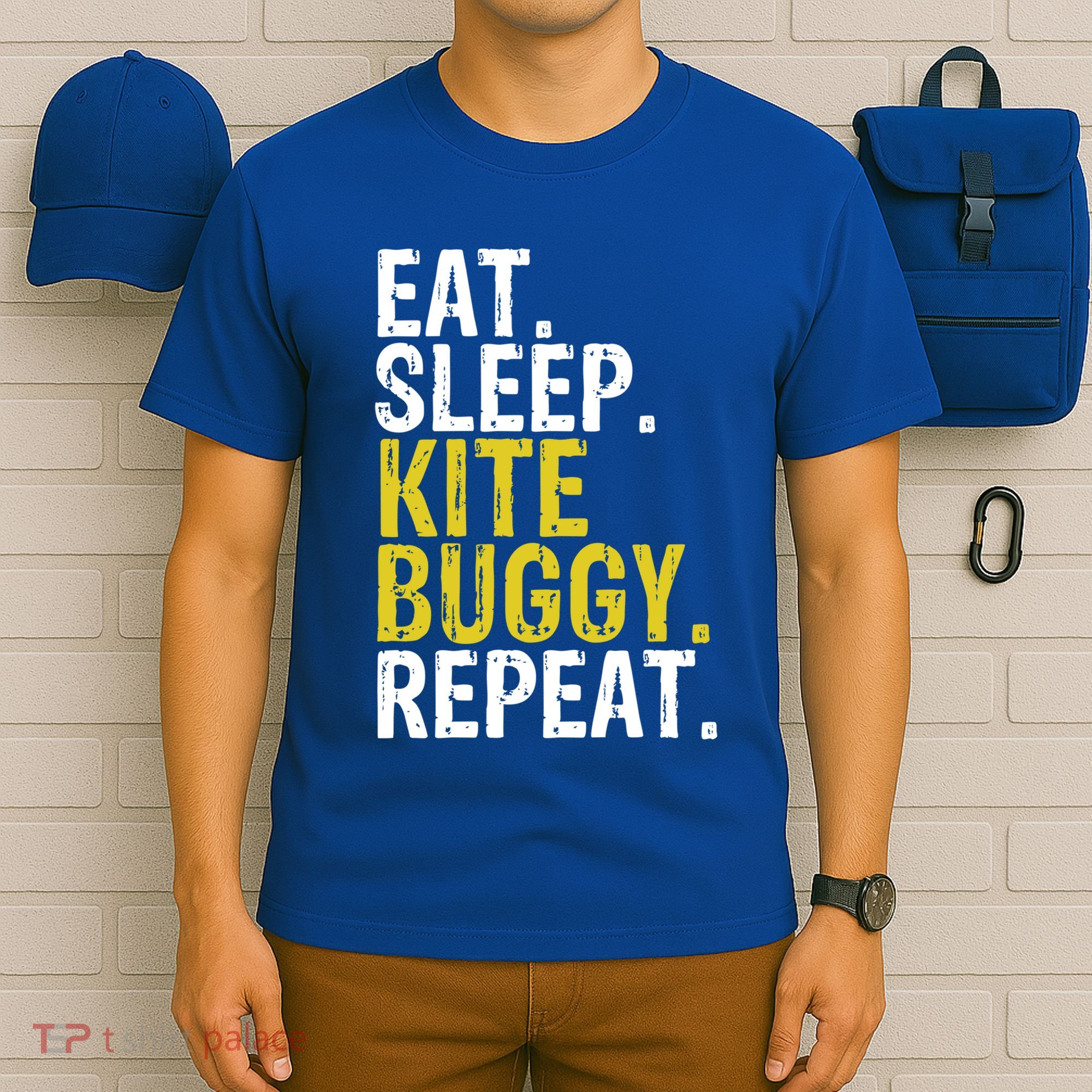 Eat Sleep Kite Buggy Repeat Gift Cute Gift T-Shirt