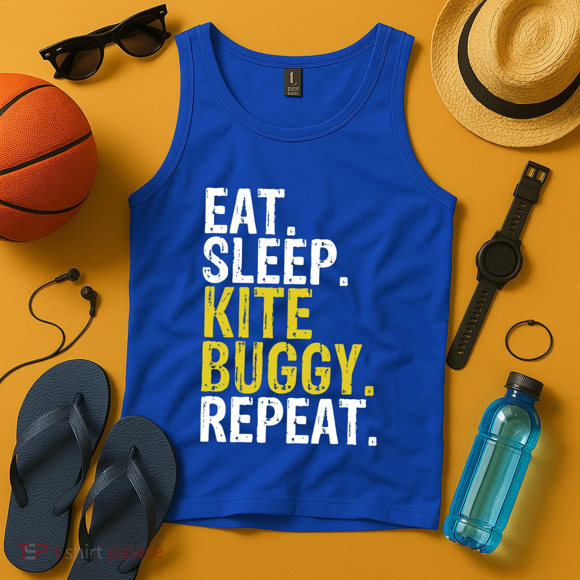 Eat Sleep Kite Buggy Repeat Gift Cute Gift Tank Top