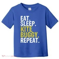 Eat Sleep Kite Buggy Repeat Gift Cute Gift Toddler T-Shirt thumb 0