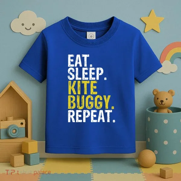 Eat Sleep Kite Buggy Repeat Gift Cute Gift Toddler T-Shirt