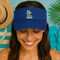 Eat Sleep Kite Buggy Repeat Gift Cute Gift Visor thumb 2