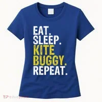 Eat Sleep Kite Buggy Repeat Gift Cute Gift Women's T-Shirt thumb 0