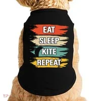 Eat Sleep Kite Repeat Gift Doggie Tank thumb 0