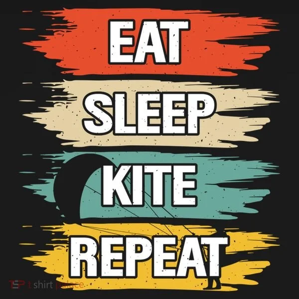 Eat Sleep Kite Repeat Gift Doggie Tank